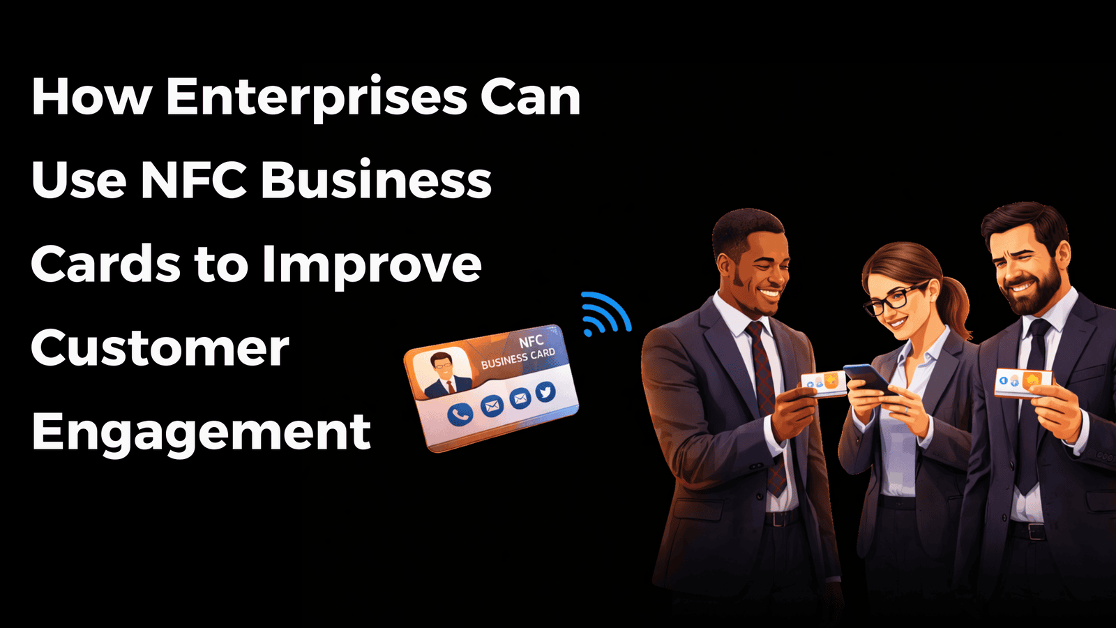 How Enterprises Can Use NFC Business Cards to Improve Customer Engagement